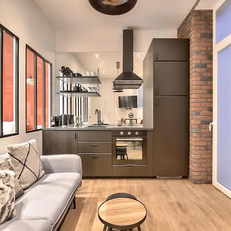 New ! Charming 1br In 15 Lägenhet *